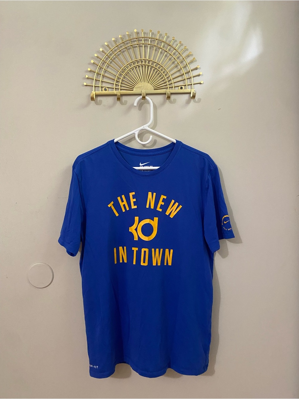 Nike Blue KD 'The New Kid In Town' Short Sleeve Shirt